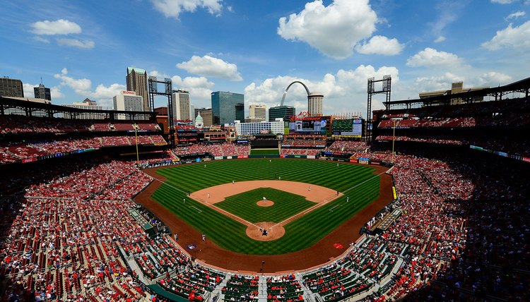 St Louis Cardinals Busch Stadium MLB Stadium Map Ballpark 