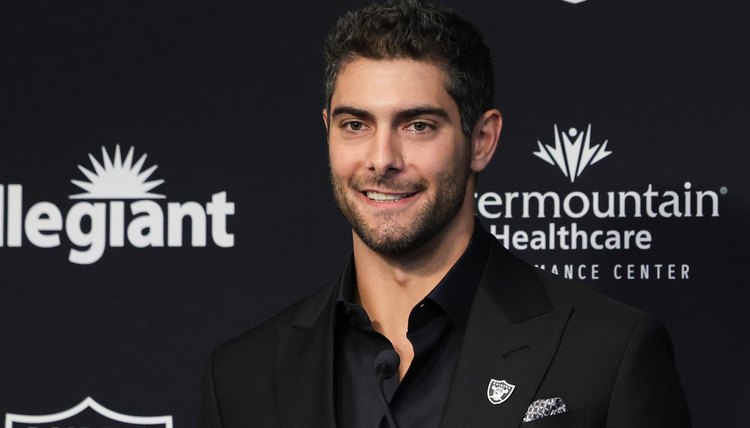 Las Vegas Raiders Introduce Jimmy Garoppolo