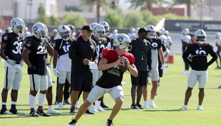 Las Vegas Raiders Hold Joint Practices With New England Patriots