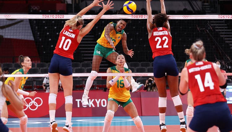 Olympic volleyball score to on sale win