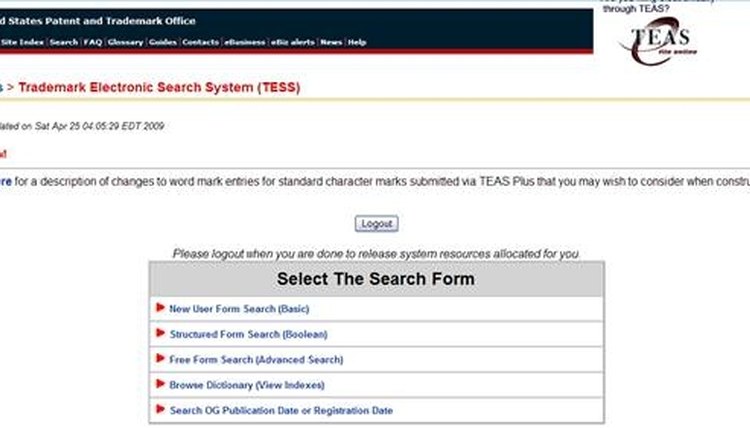 Type of Search