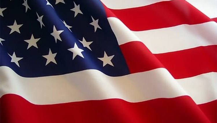 The American flag.