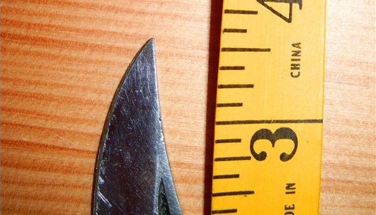 measure blade to its highest point at tip. this is your blade measurement.