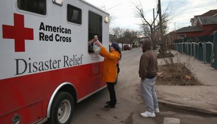 American Red Cross disaster relief truck