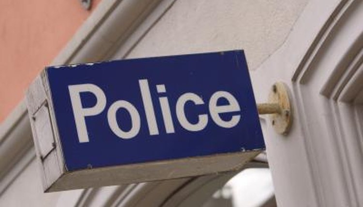 Police station.