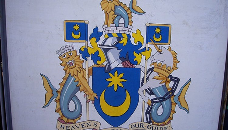 The presence of blue on a coat of arms represents loyalty and truth, according to fleurdelis.com.