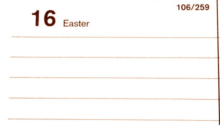 A well-planned calendar can be an asset for any ministry.