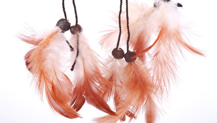 Indian faith maintains that spirit stick feathers symbolize the departure of evil entities.