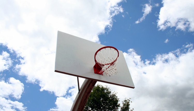 Basketball hoop against sky