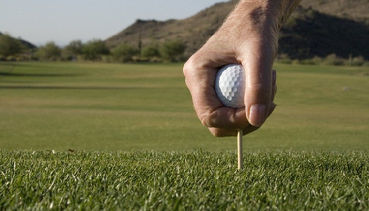 Golf tees have been made with a variety of materials over the years.