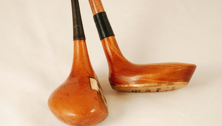 Wood golf clubs are beautiful but may be susceptible to damage from use or exposure to the elements.