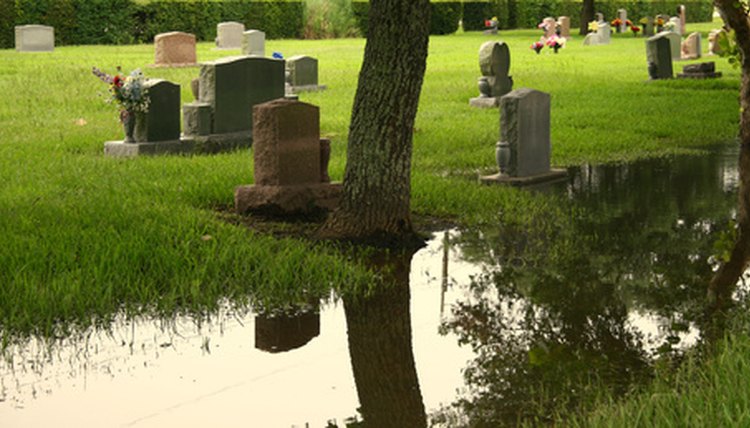 Form a gravestone base