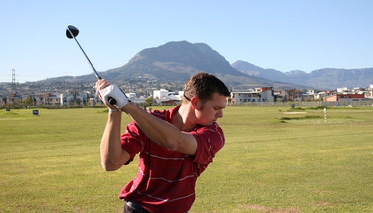 The golf swing places pressure on the upper back.