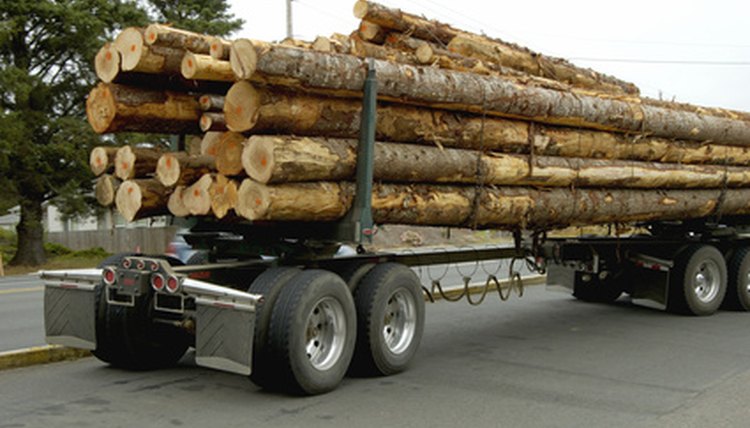 The Salary Of Log Truck Drivers Career Trend