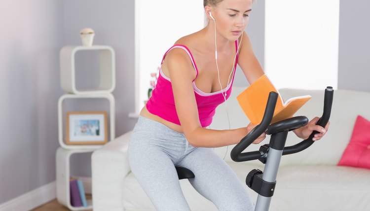 How to Read While Using an Exercise Bike