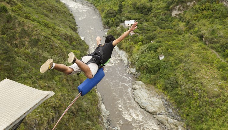 Bungee jumping sequence