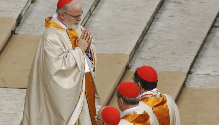 A pope attends a religious ceremony.