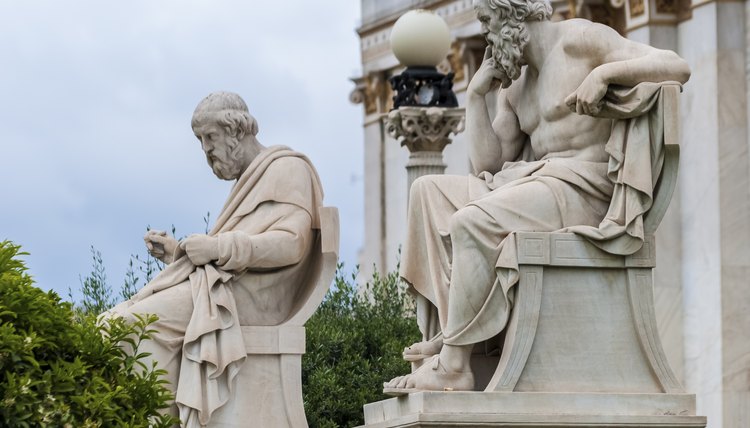 Statues of Ancient Greece.