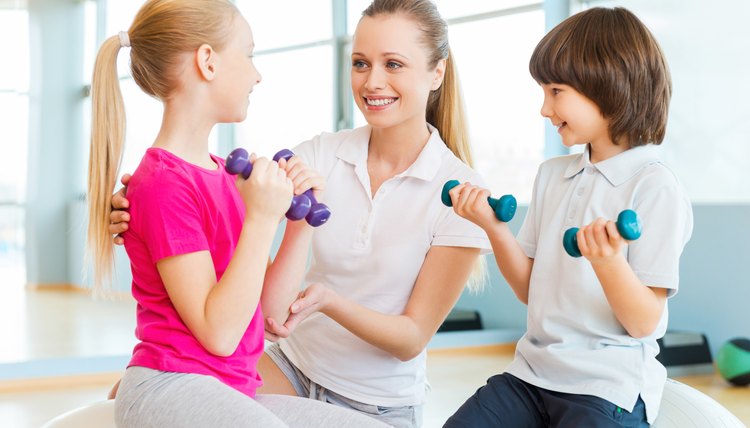 Good Exercises With Dumbbells for Kids