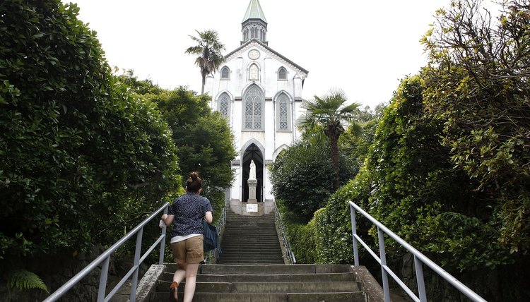 There are few remnants of Christianity's past presence in Japan.