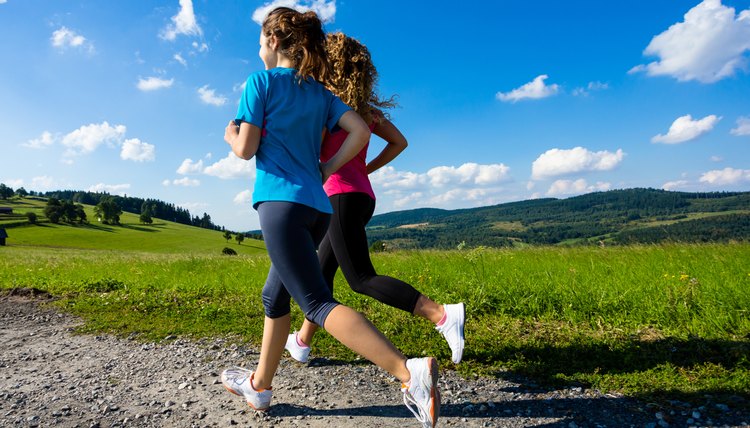 Women jogging