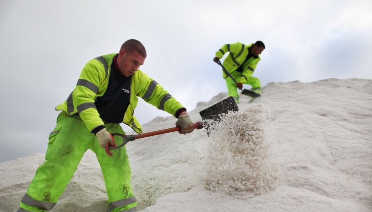 Common salt—or sodium chloride—is applied to winter roads in 26 states.