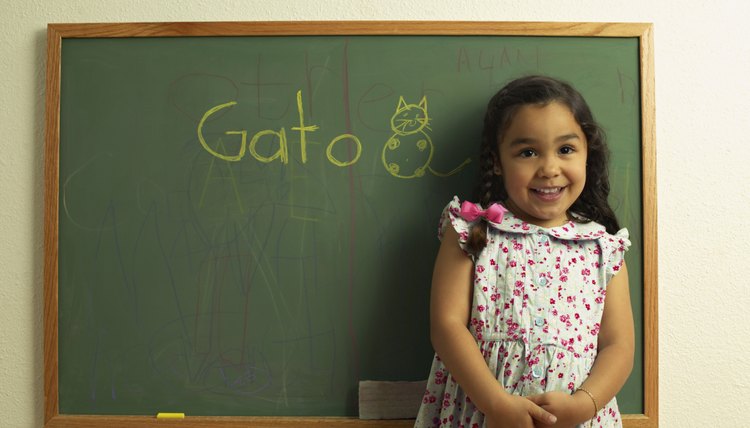 Students who learn a foreign language in elementary school score better on standarized tests.