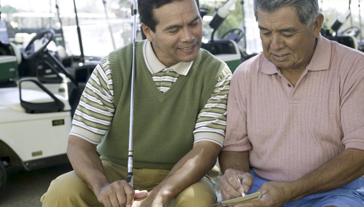 It's quite easy to calculate your golf score in a handicap match.