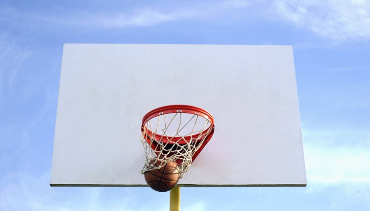 Basketball in net