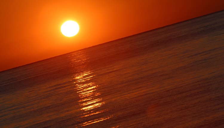 A sunrise painting says that every day is a new opportunity to walk with God.