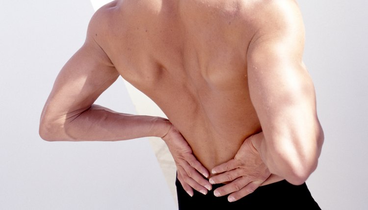 Man with back pain