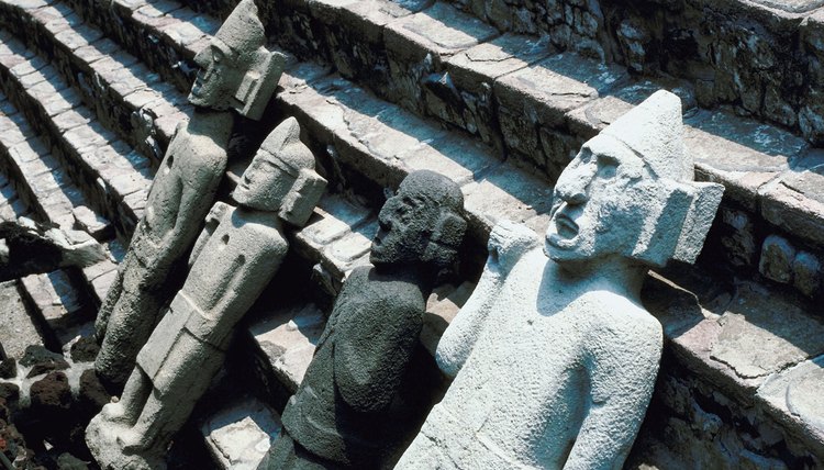 The Aztecs conducted human sacrifices to the sun god.