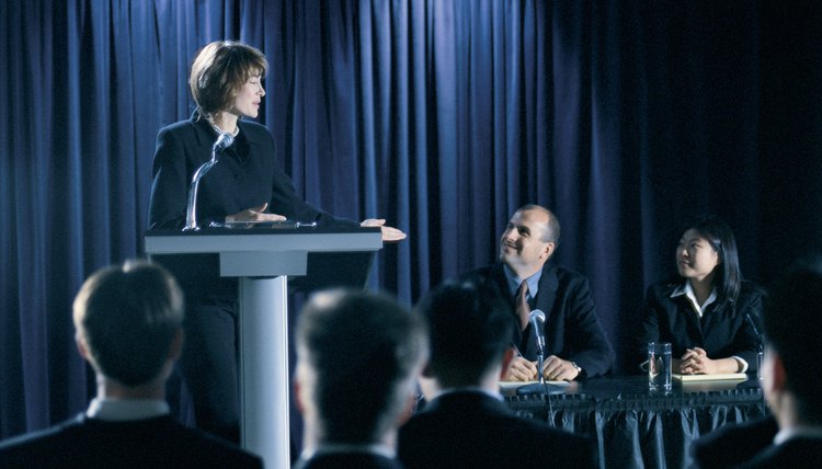 Introducing a famous speaker requires preparation.