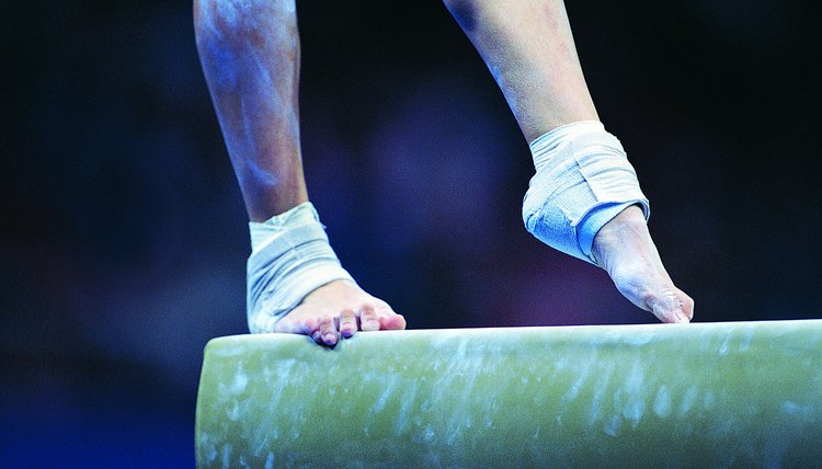 Woman on a Balance Beam