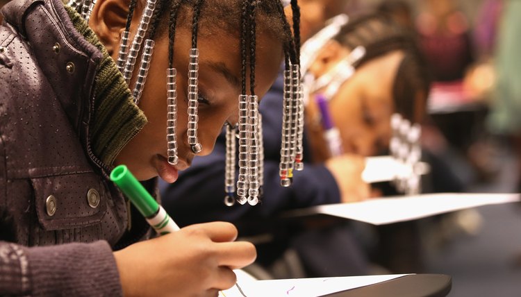 Third graders will need to write several paragraphs consistent with their topic statement.