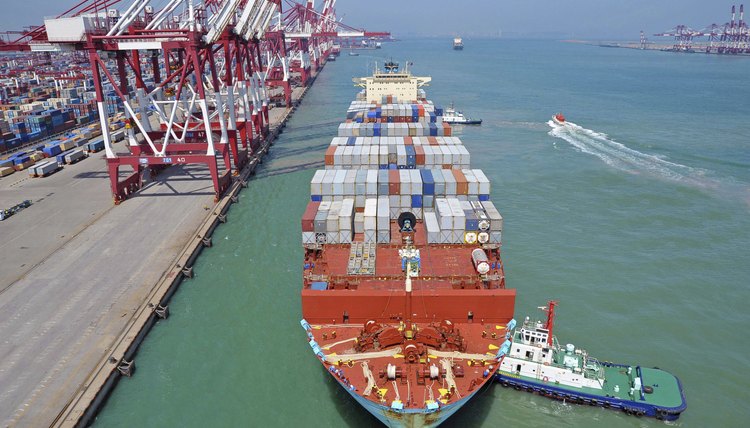 China has the world's second-largest economy and trades heavily in manufactured goods.