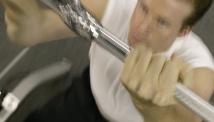 Man doing pull-ups