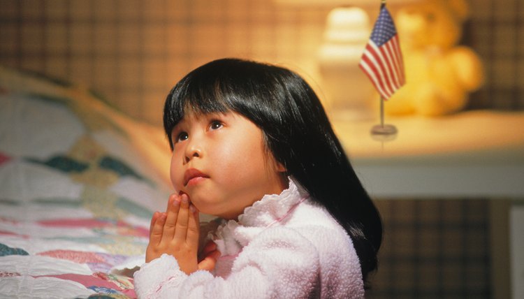 You want her to understand God's law from an early age.