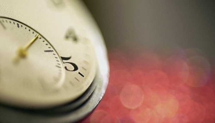 Pocket watch with a 60 seconds hand