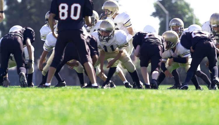 Peewee football game