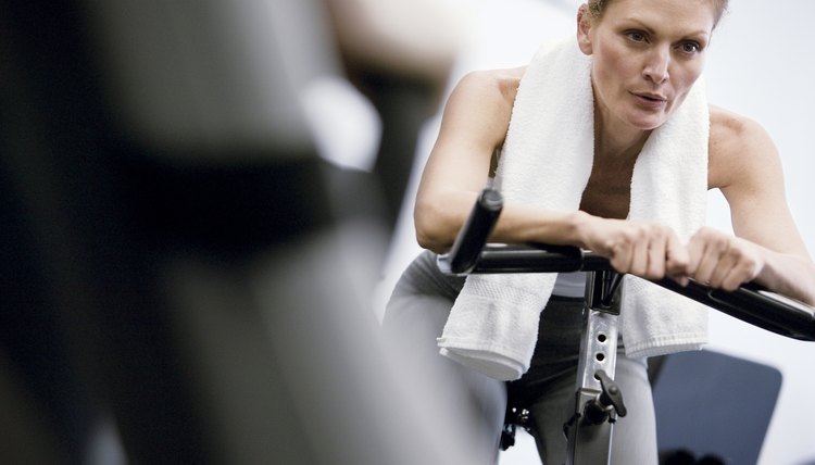 Woman at gym