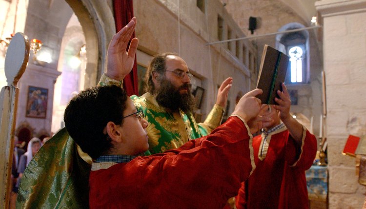 Eastern Orthodox Christians believe the church has authority over the Bible.