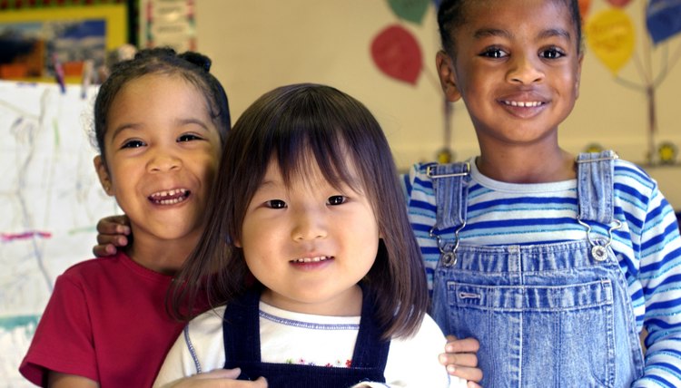 Kindergarten students can learn about many cultures.