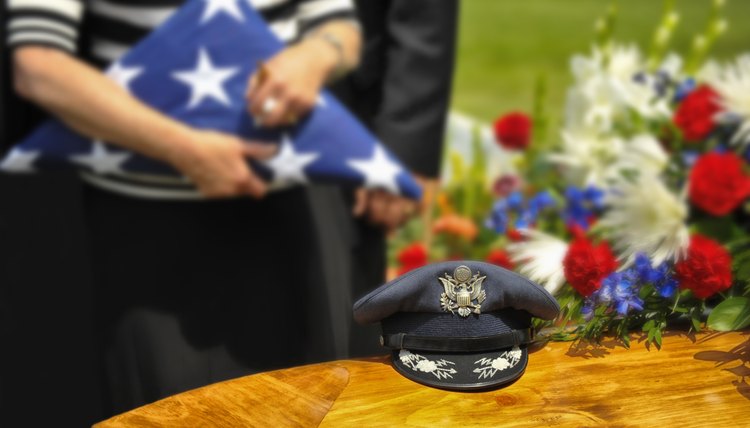 The Proper Way to Drape a Flag Over a Casket