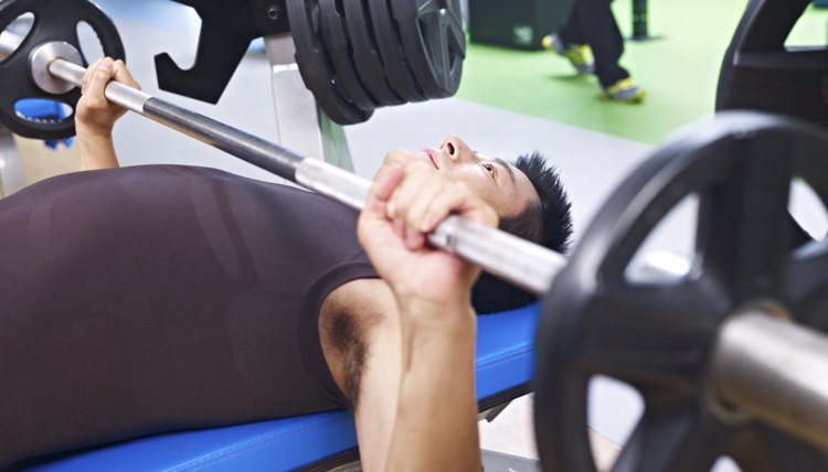 weightlifting in gym