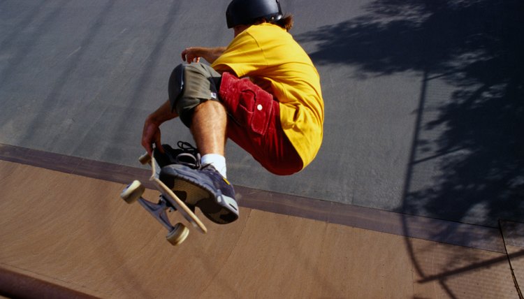 Skateboarder Midair