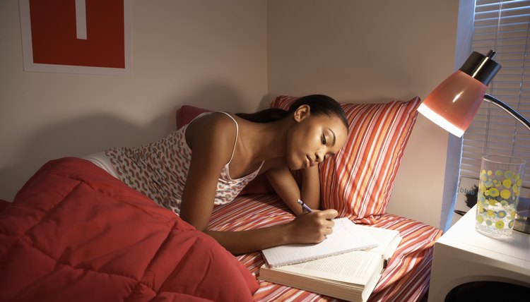 Maximizing the dorm room gives you more space to work and entertain.