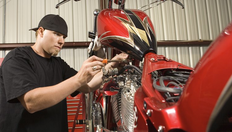 There are many tech schools that train motorcycle and small engine repair.