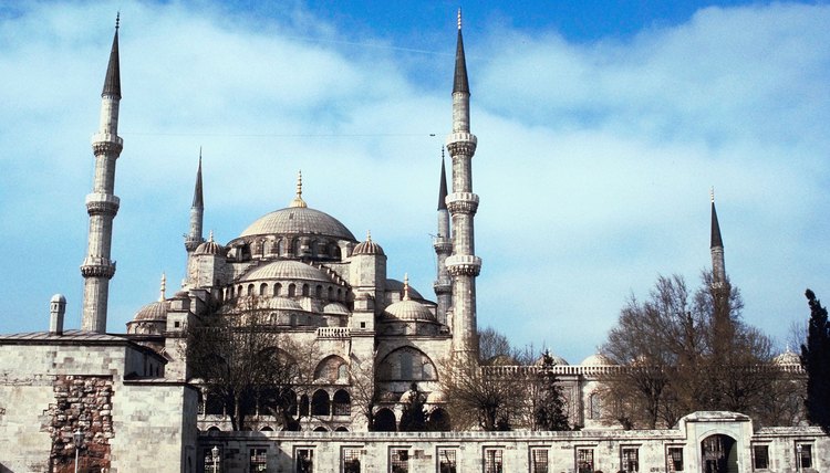 The elegant minarets of the Blue Mosque are a recognizable feature.