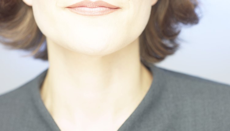 Cropped head shot of woman
